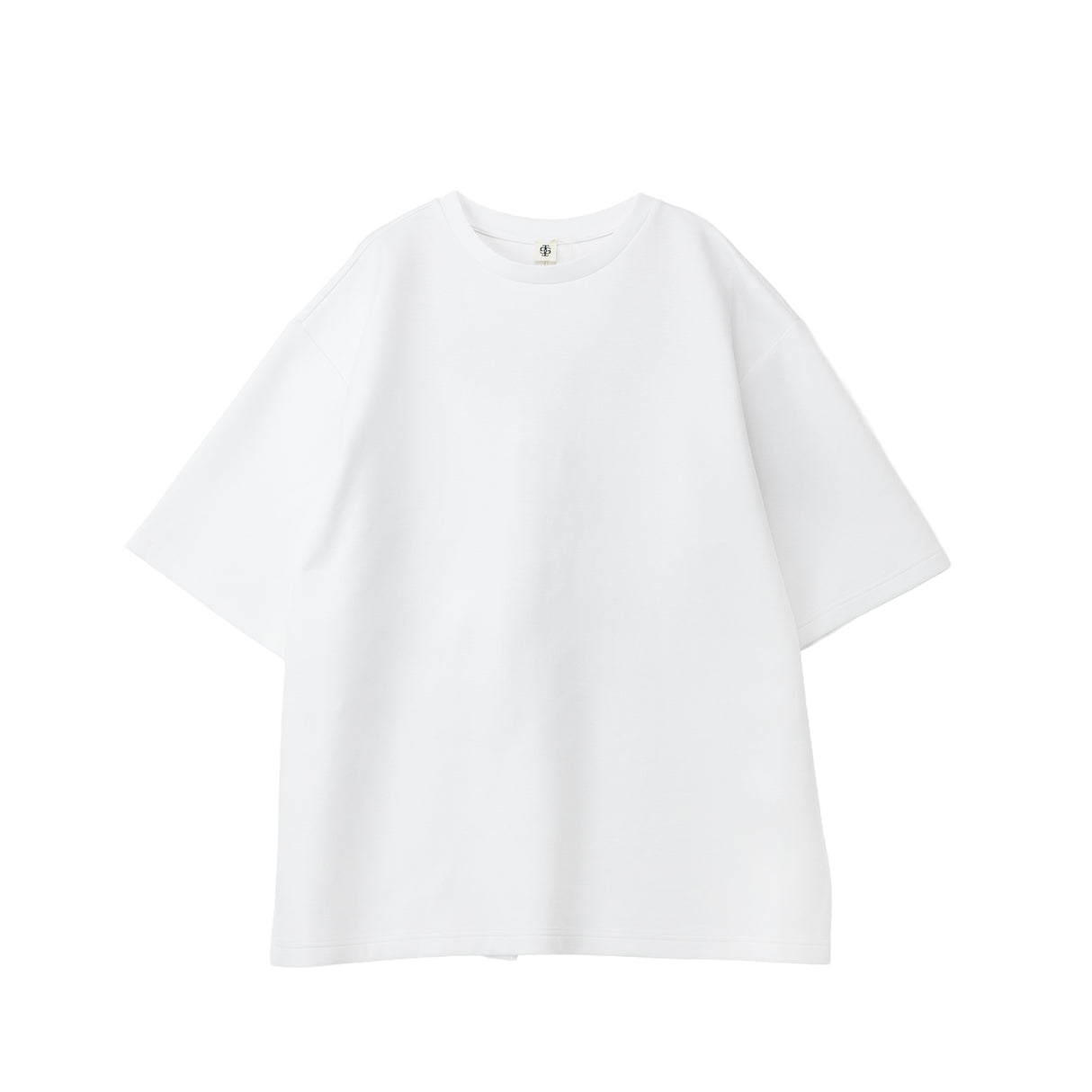 White t-shirt on a white background