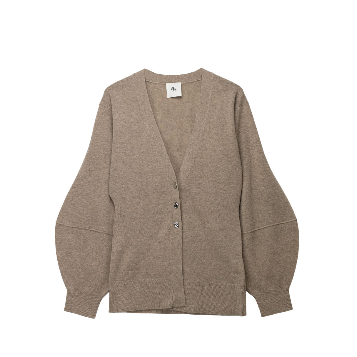 COMO SLEEVE CARDIGAN, Truffle