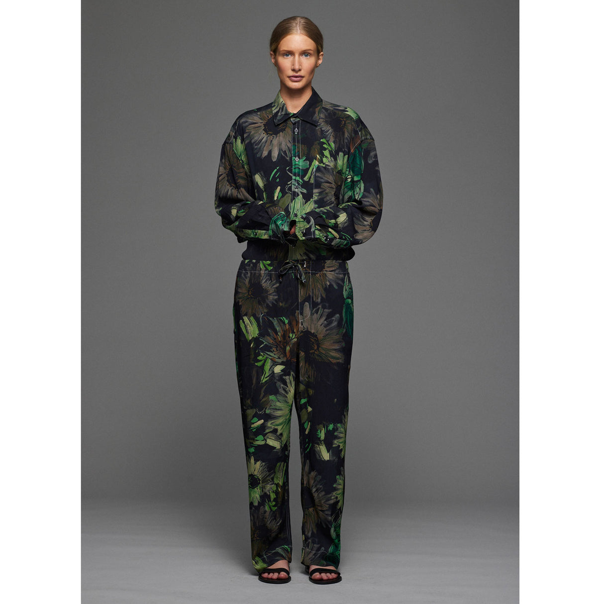 Adnym Atelier TIR TROUSER, Flower Print - Image 3