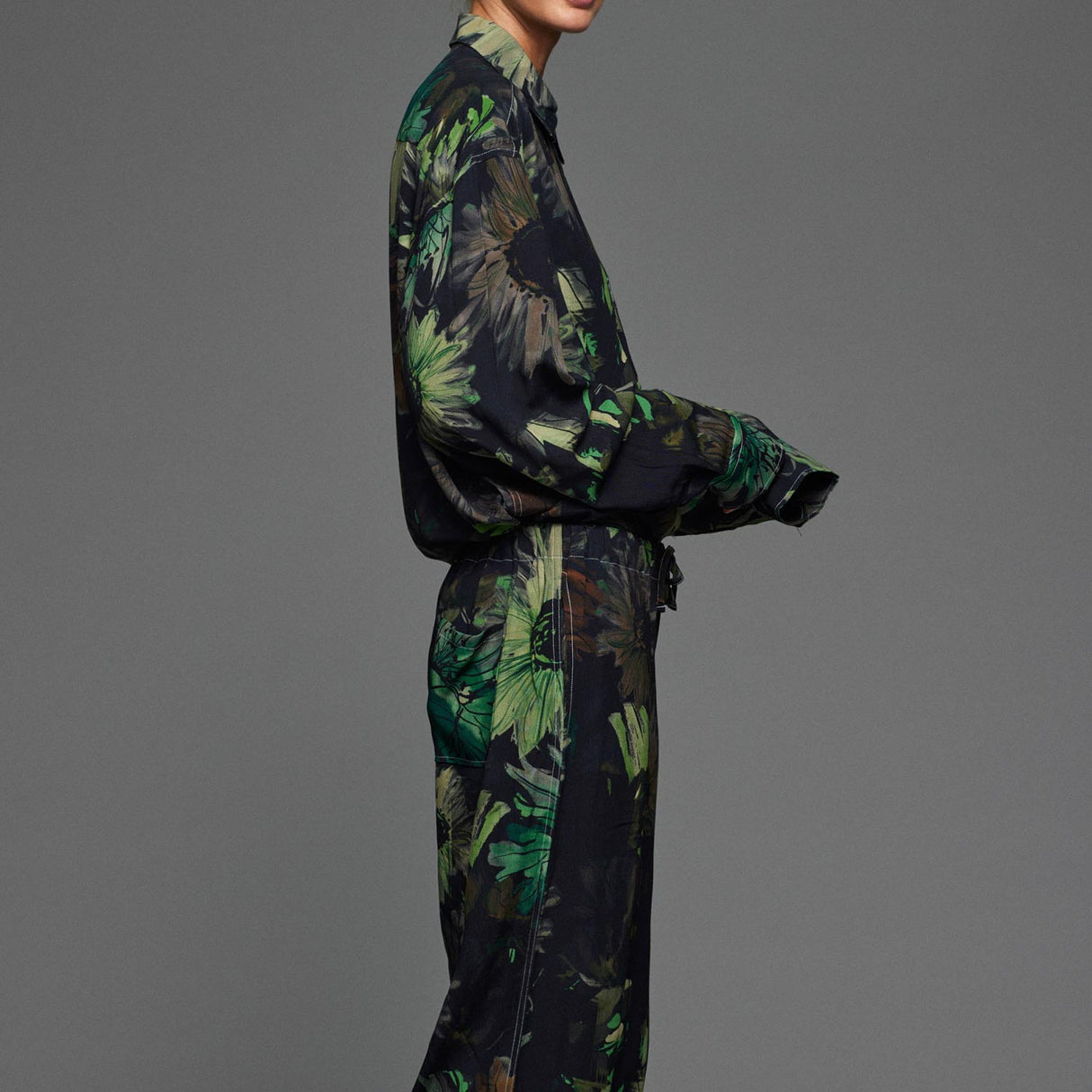 Adnym Atelier TIR TROUSER, Flower Print - Image 4