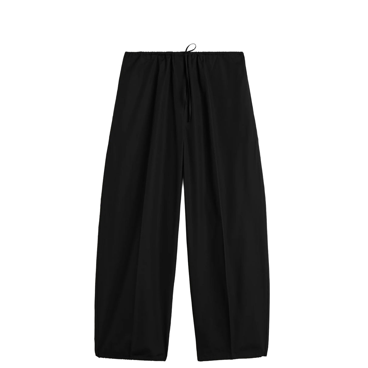 Black pants on a white background
