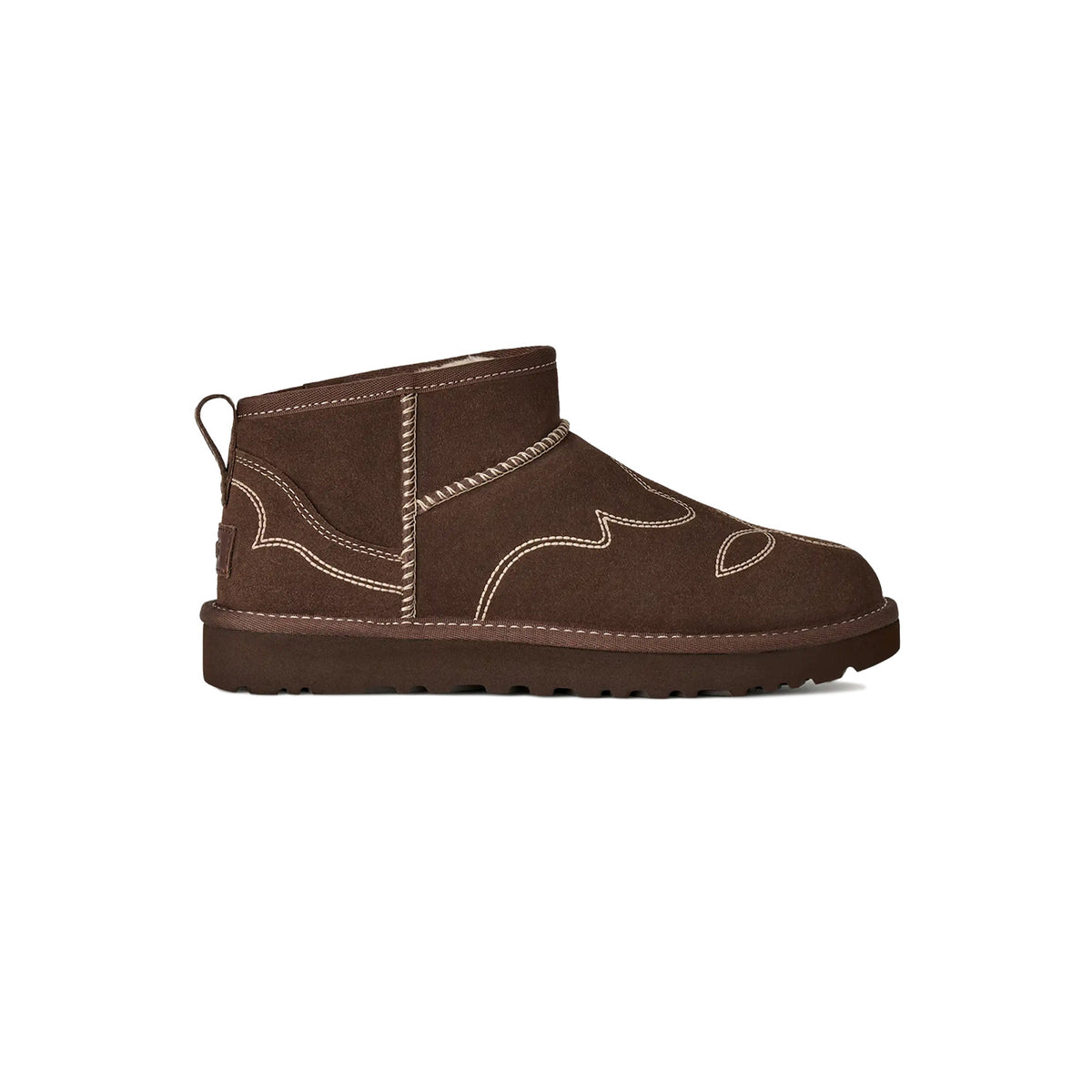 UGG W'S CLASSIC ULTRA MINI WESTERN, Burnt Cedar