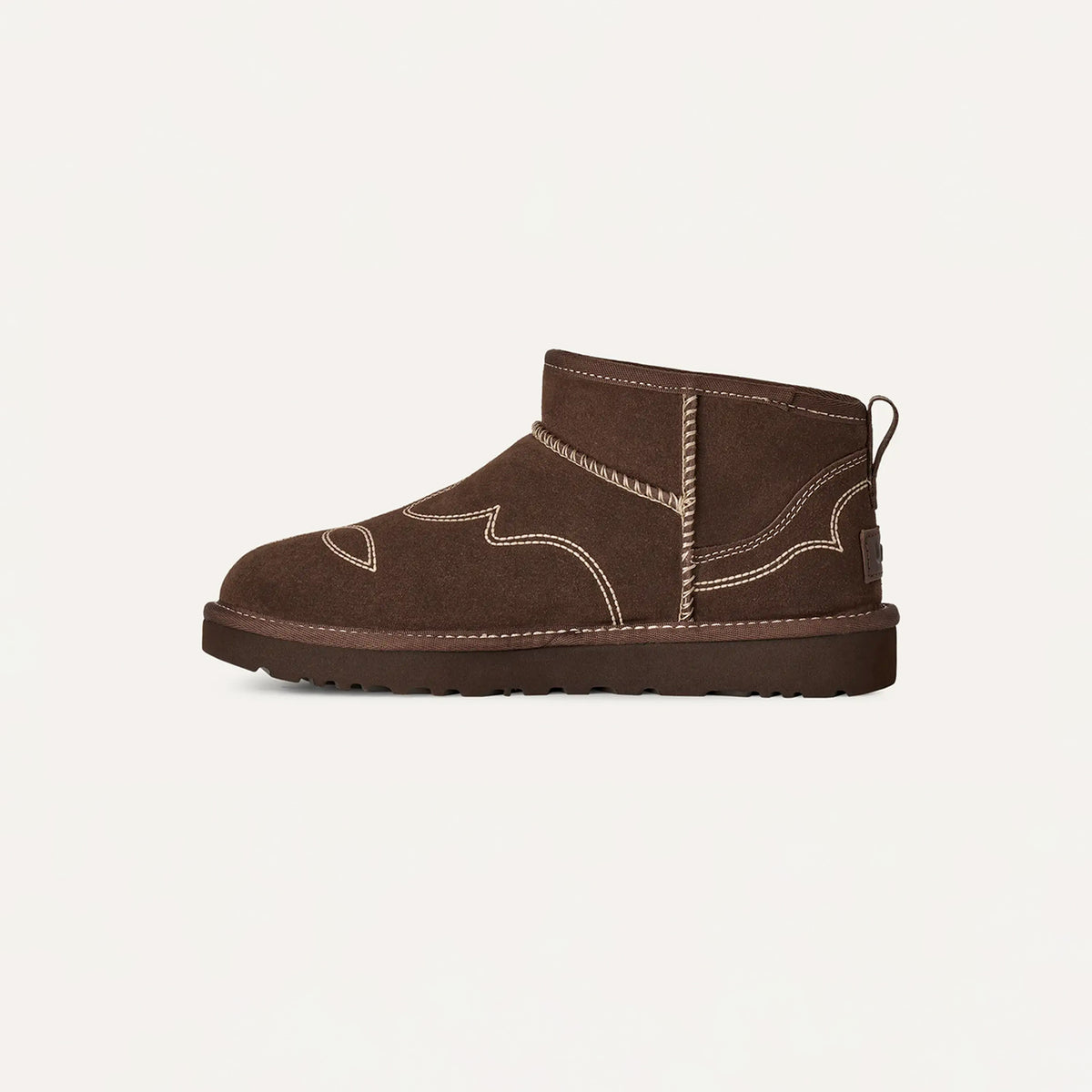 UGG W'S CLASSIC ULTRA MINI WESTERN, Burnt Cedar