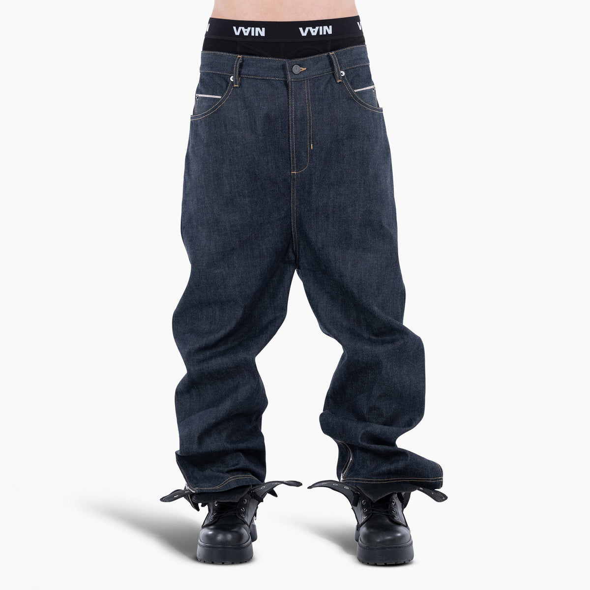 Vain DOUBLE WAIST JEANS, Blue