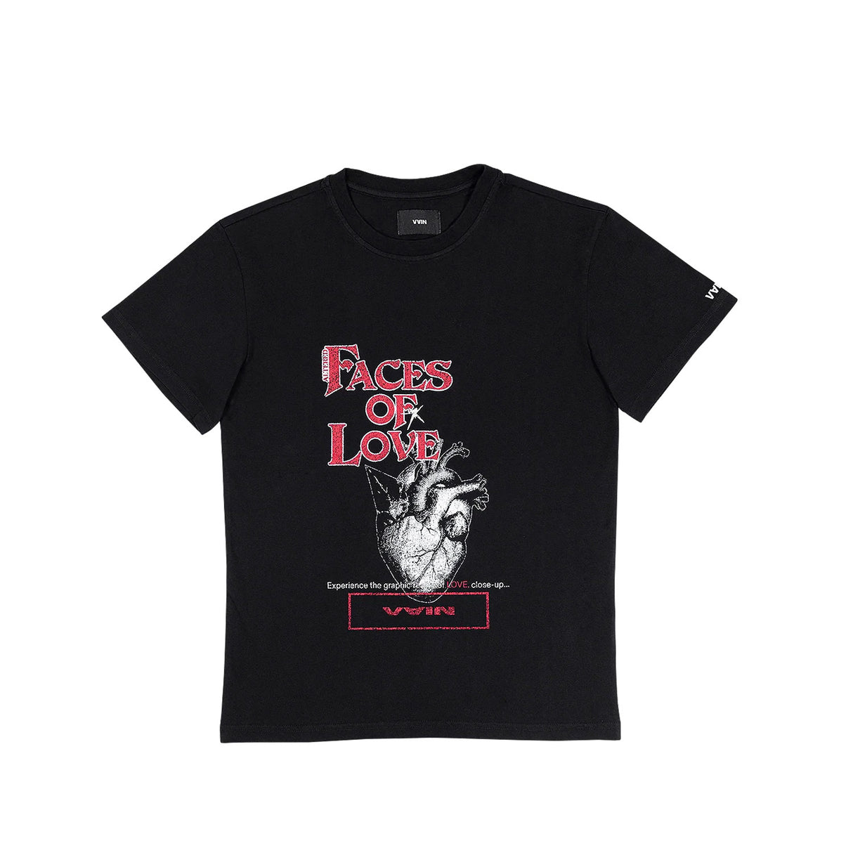 Vain FACES OF LOVE T-SHIRT, Black