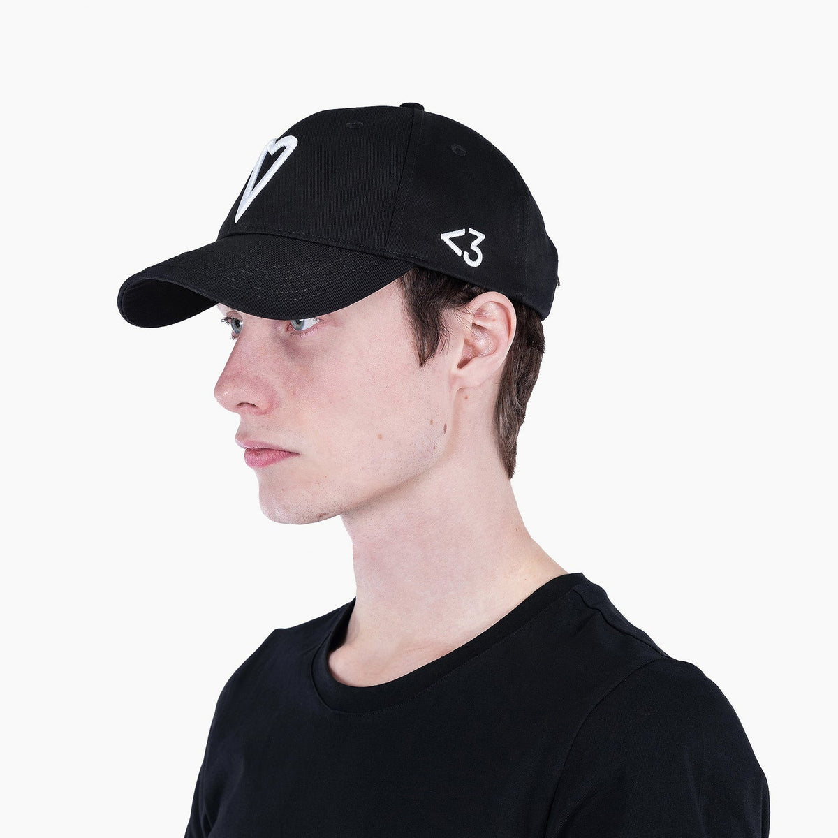Vain HEART CAP, Black