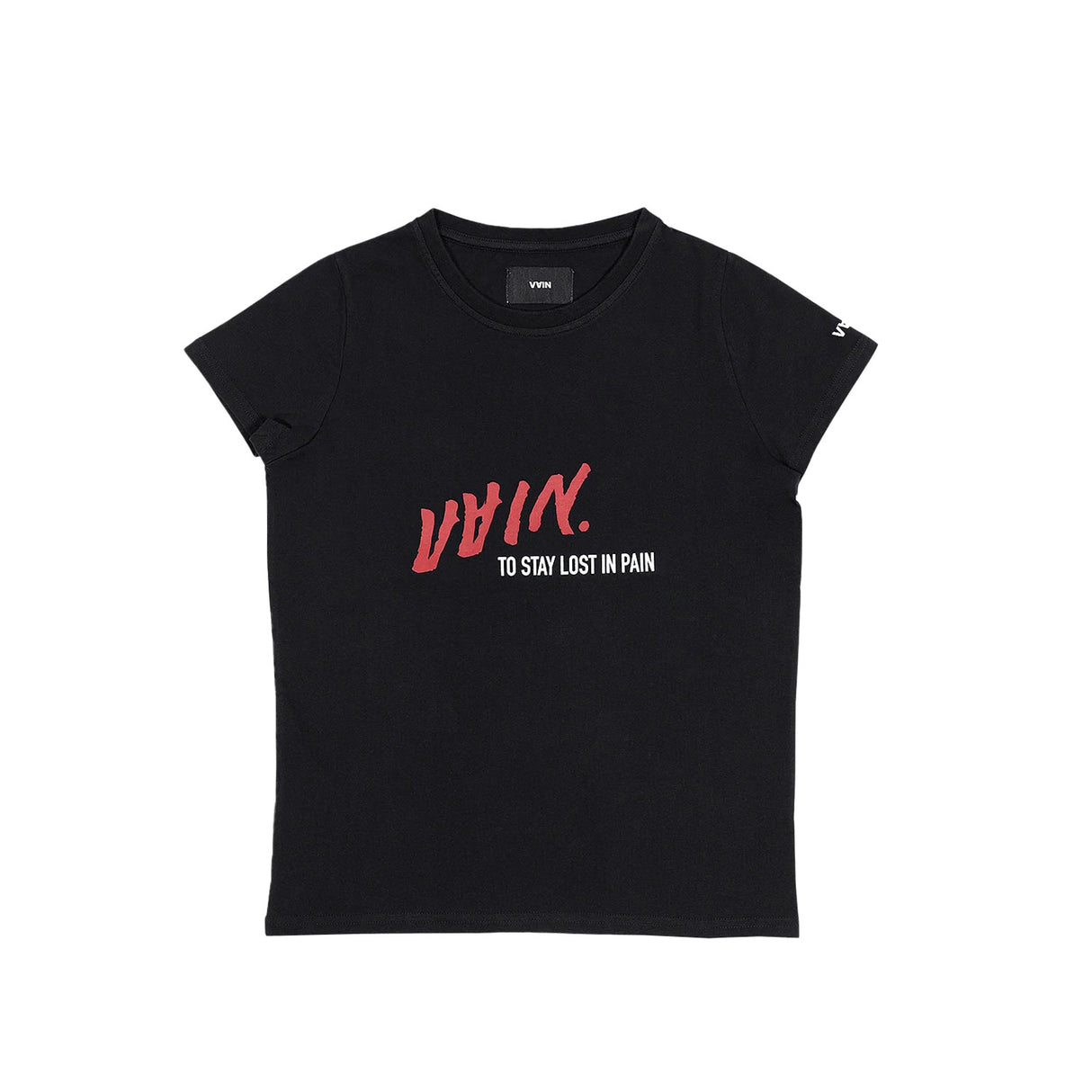 Vain STAY LOST IN PAIN T-SHIRT, Black