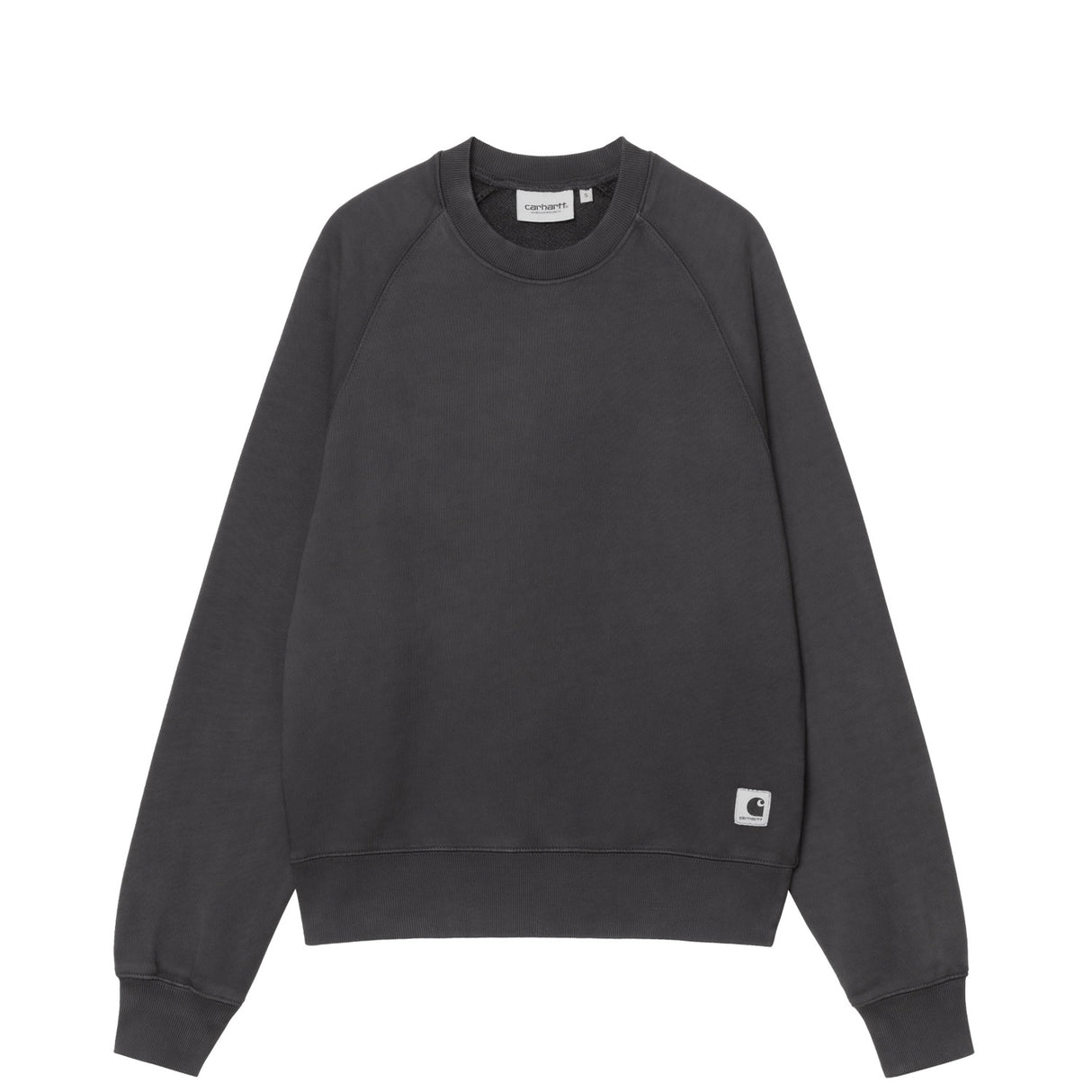 Carhartt WIP W' HUDSON SWEAT, Black (Chalk Wash)