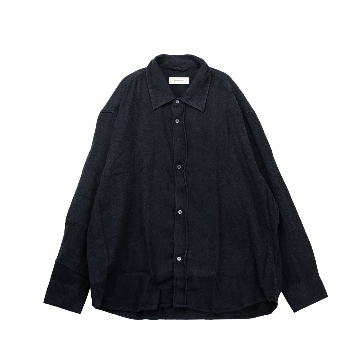 mfpen GAMBLER SHIRT, Black Fuzz Tencel