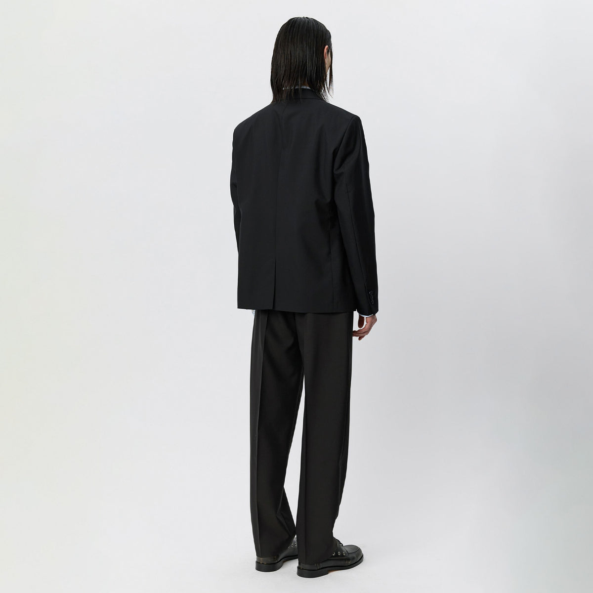 mfpen SINGLE BREASTED BLAZER, Black Dry Wool