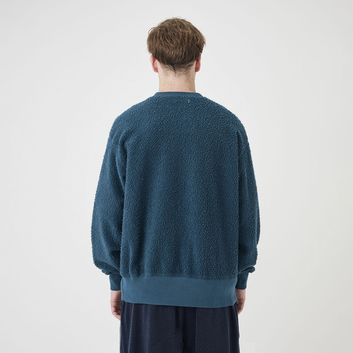 nanamica OOAL CREWNECK SWEATSHIRT, Grayish Navy