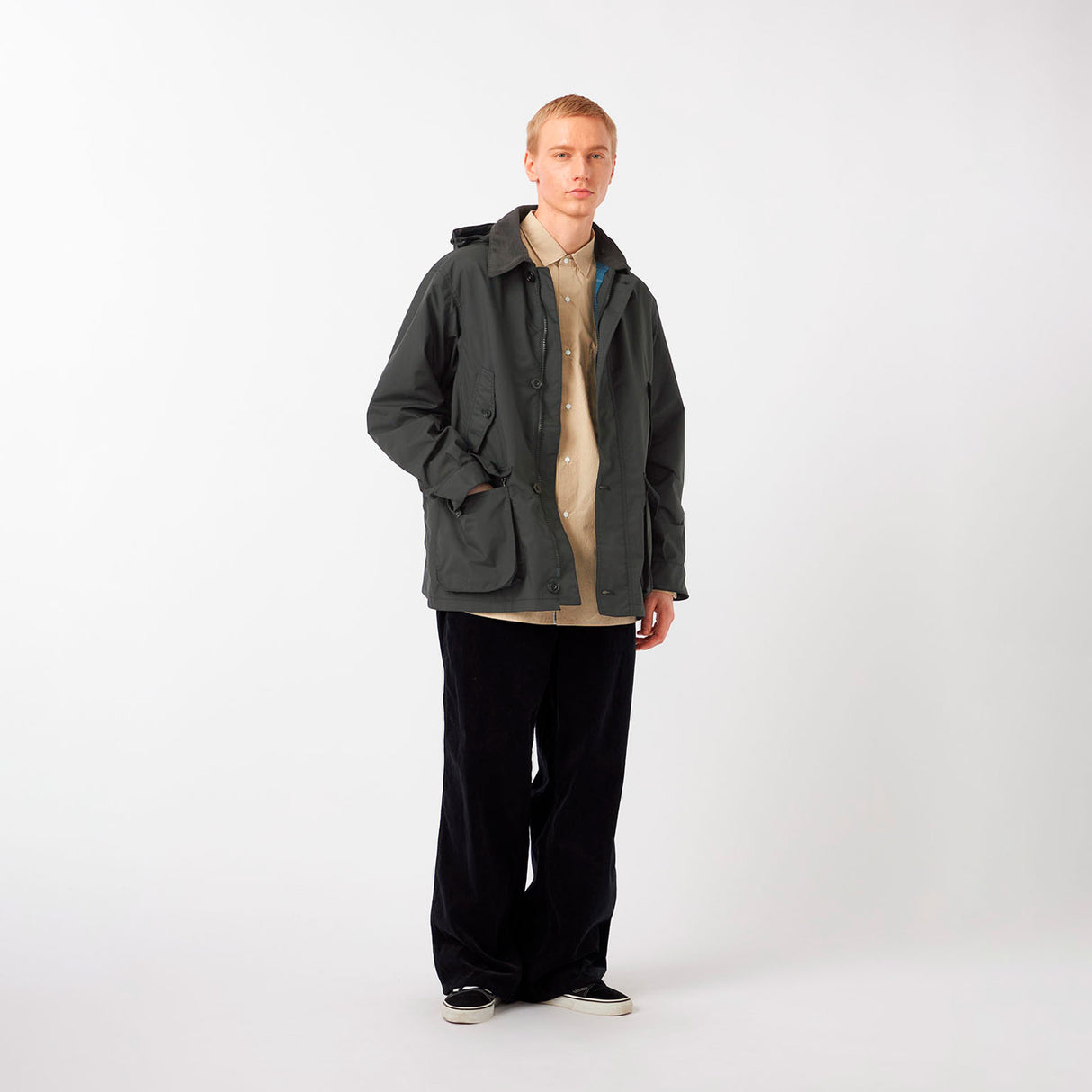 nanamica 2L PERTEX UNLIMITED FIELD JACKET, Black