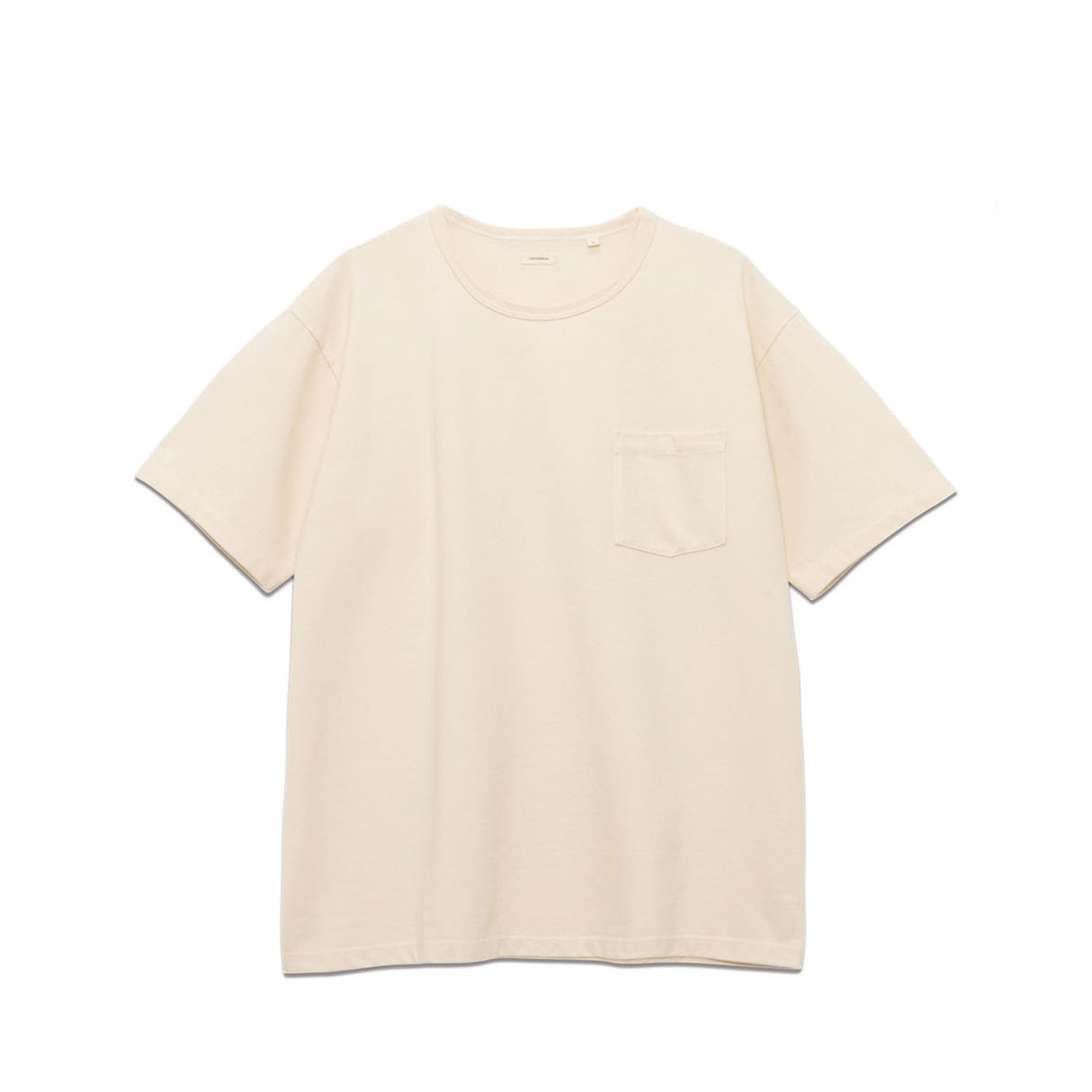 nanamica COOLMAX JERSEY POCKET TEE, Natural