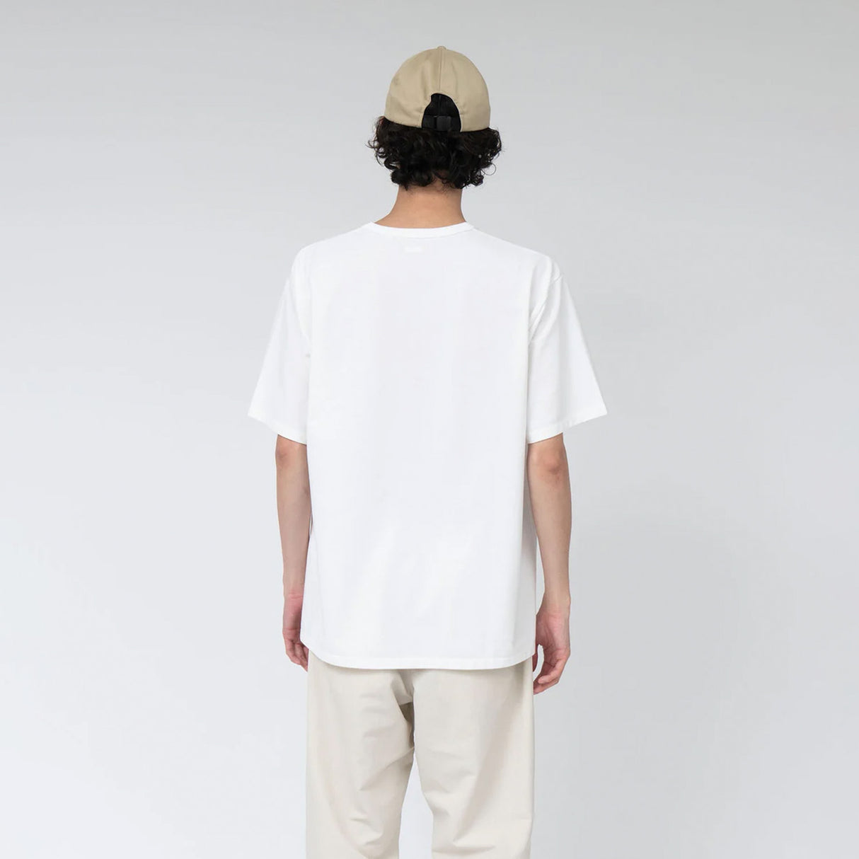 nanamica COOLMAX JERSEY POCKET TEE, Black