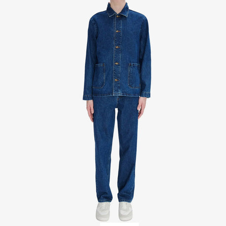 A.P.C. KERLOUAN LOGO JACKET, Indigo Delave - Image 2