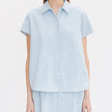 A.P.C. MARINA CHEMISETTE, Pale Blue