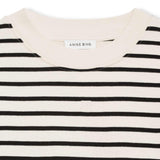 Anine Bing DEAN SWEATSHIRT, White/Black