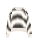 Anine Bing DEAN SWEATSHIRT, White/Black