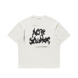 Acne Studios GOTHIC LOGO T-SHIRT, Dusty White