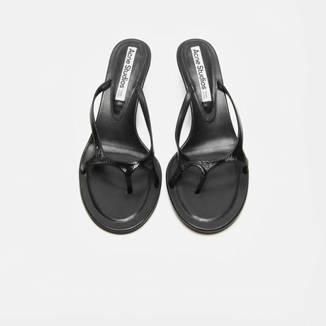 Acne Studios KITTEN HEEL SANDALS, Black