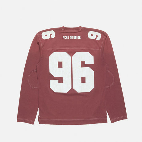 Acne Studios LOGO JERSEY T-SHIRT, Faded Red