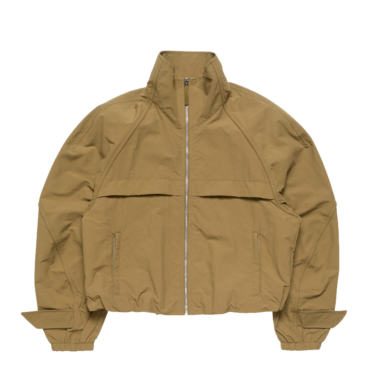 Acne Studios NYLON LOGO JACKET, Dark Khaki