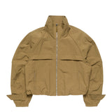 Acne Studios NYLON LOGO JACKET, Dark Khaki
