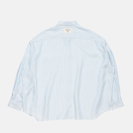 Acne Studios STRIPED BUTTON-UP SHIRT, Blue