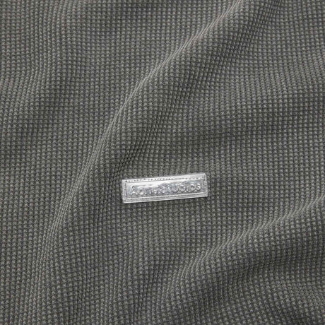 Acne Studios FITTED WAFFLE T-SHIRT, Faded Grey