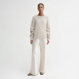 Almada Label CRU CREWNECK SWEATER, Taupe