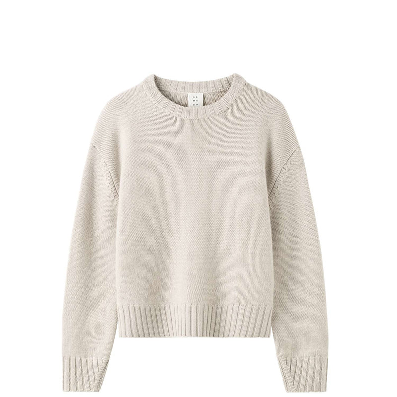Almada Label CRU CREWNECK SWEATER, Taupe