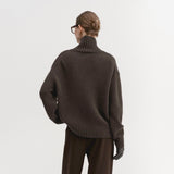 Almada Label NOLA TURTLENECK SWEATER, Chocolate