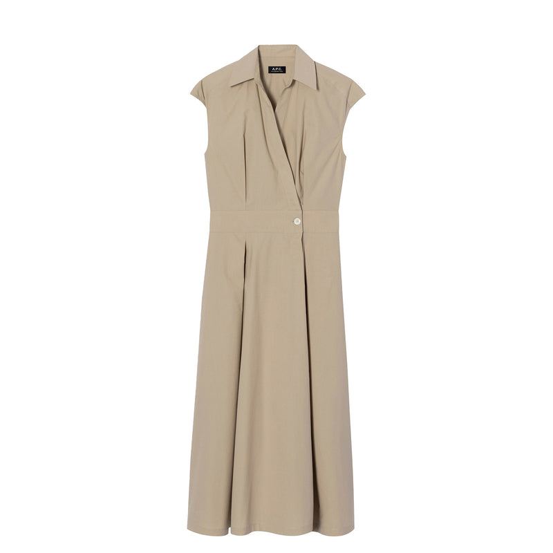 A.P.C. ATHENA DRESS, Beige