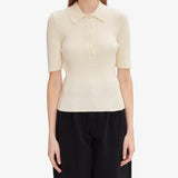 A.P.C. DANAE POLO SHIRT, Off White - Image 2
