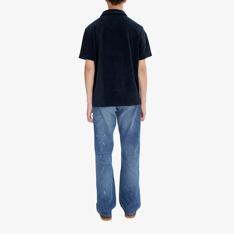 A.P.C. NICOLO S/S SHIRT, Dark Navy