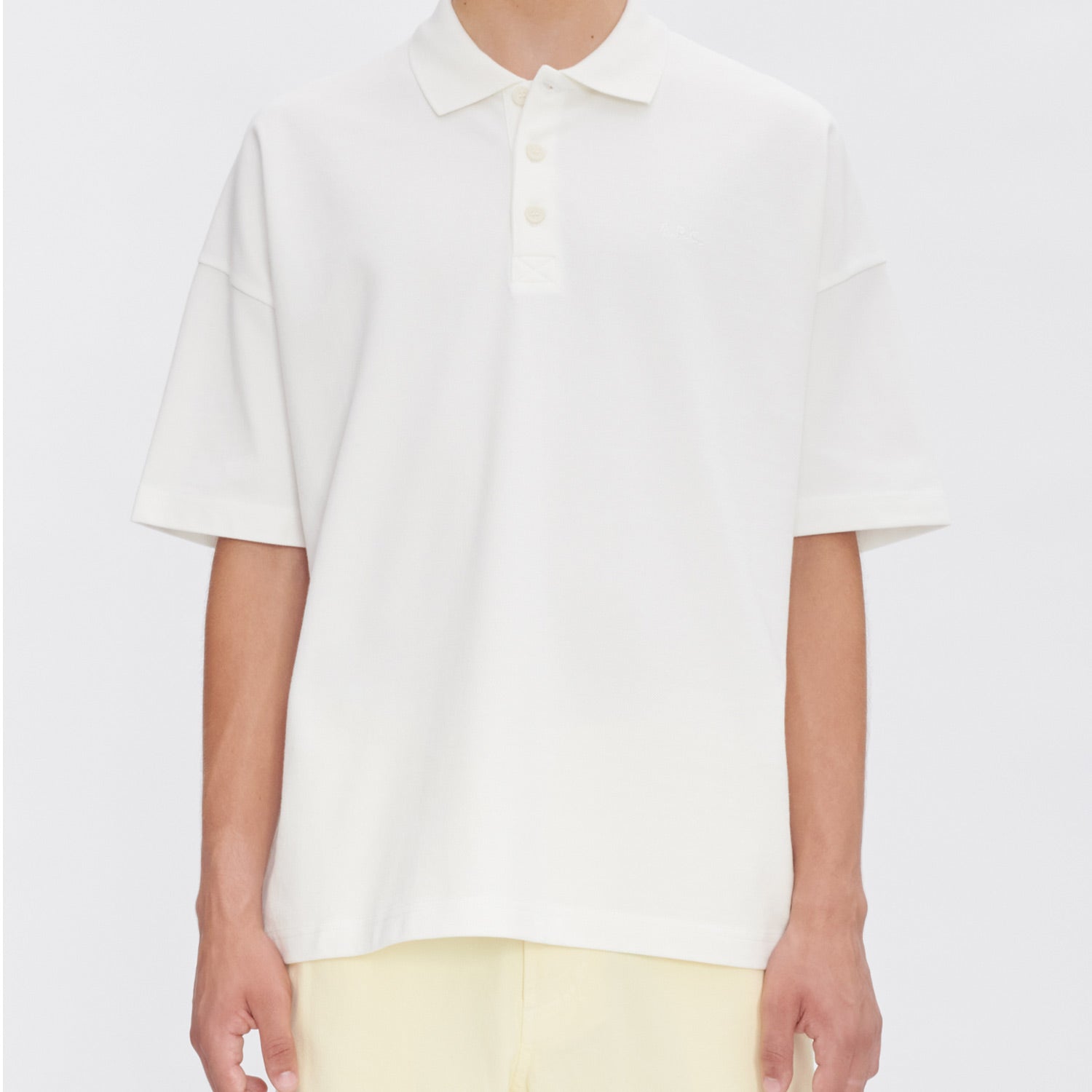 A.P.C. ANTOINE POLO SHIRT, White – Beamhill