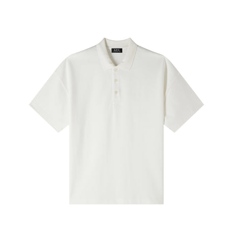 A.P.C. ANTOINE POLO SHIRT, White - Image 1