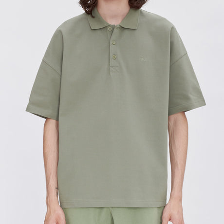 A.P.C. ANTOINE POLO SHIRT, Light Kaki - Image 2