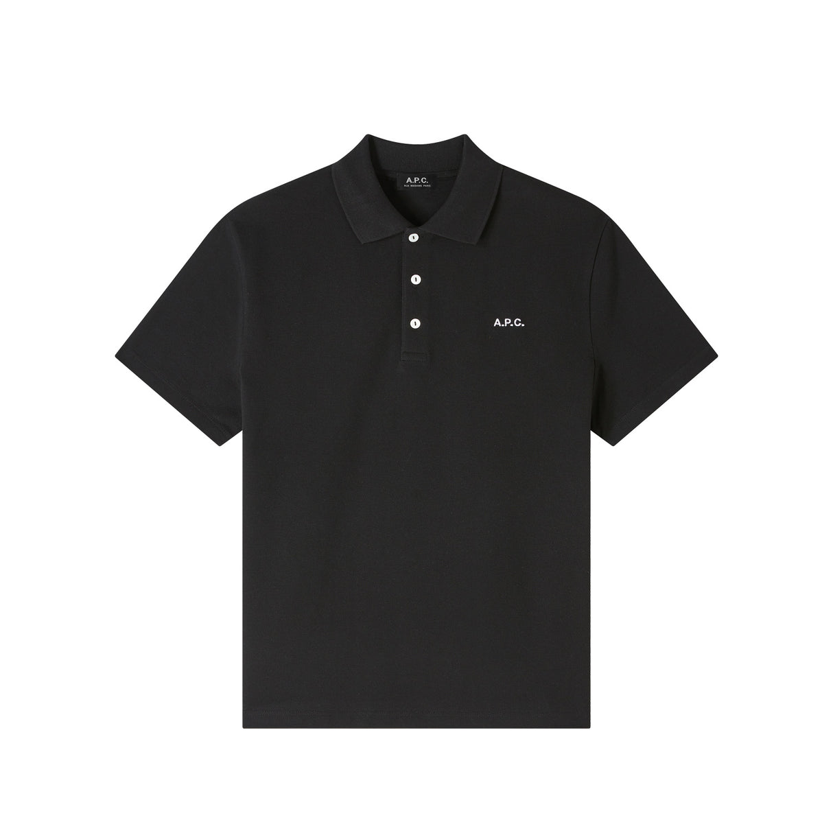 A.P.C. STANDARD POLO SHIRT, Black