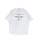 Acne Studios LOGO T-SHIRT, Pale Grey Melange