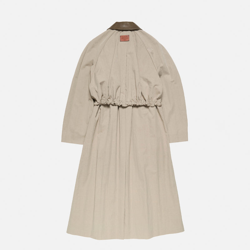 Acne Studios BELTED TRENCHCOAT, Khaki Grey