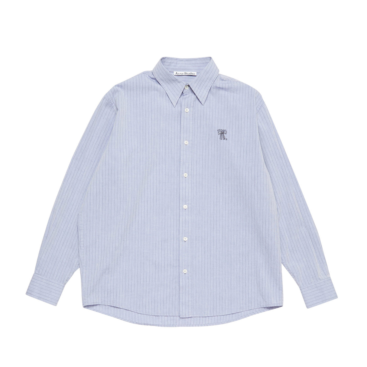 Acne Studios BUTTON-UP SHIRT, Blue/Black