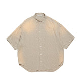 Acne Studios BUTTON-UP SHIRT MONOGRAM, Warm Grey