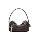 Acne Studios CAMERO PARTY SHOULDER BAG, Chocolate Brown