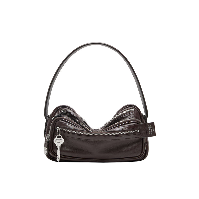 Acne Studios CAMERO PARTY SHOULDER BAG, Chocolate Brown