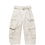Acne Studios CARGO TROUSERS WITH BELT, Light Grey
