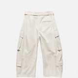 Acne Studios CARGO TROUSERS WITH BELT, Light Grey