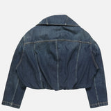 Acne Studios CROPPED DENIM JACKET, Dark Blue