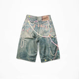 Acne Studios DENIM SHORTS, Mid Blue