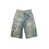 Acne Studios DENIM SHORTS, Mid Blue